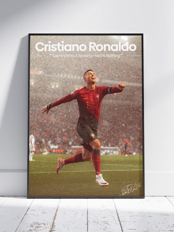 Cristiano Ronaldo "Talent" Poster