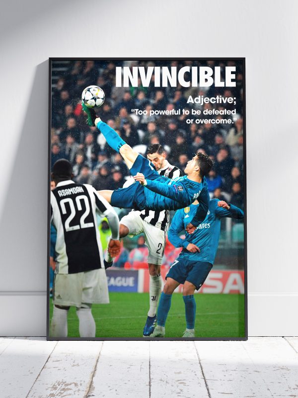 Cristiano Ronaldo "Invincible" Poster