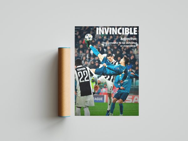 Cristiano Ronaldo "Invincible" Poster - Image 2