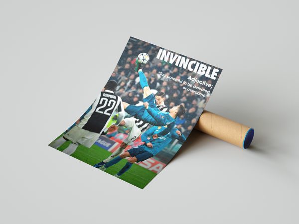 Cristiano Ronaldo "Invincible" Poster - Image 3