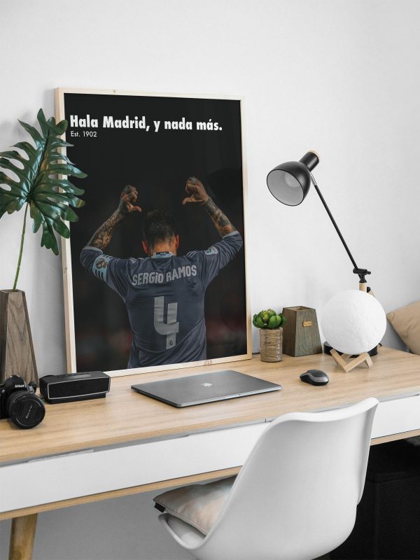 Sergio Ramos "Hala Madrid" Poster - Image 2