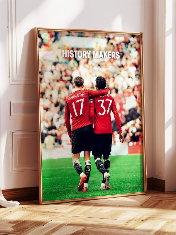 Garnacho & Mainoo Poster