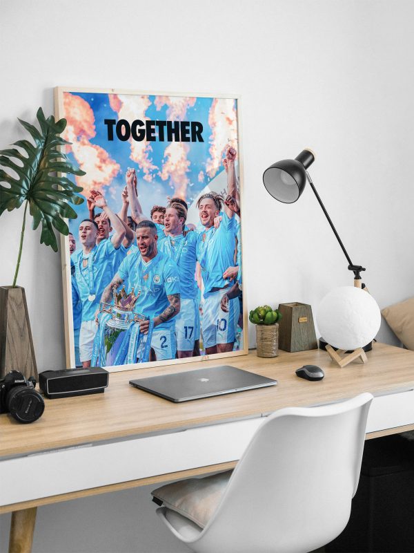 Man City "Together" Poster - Image 2