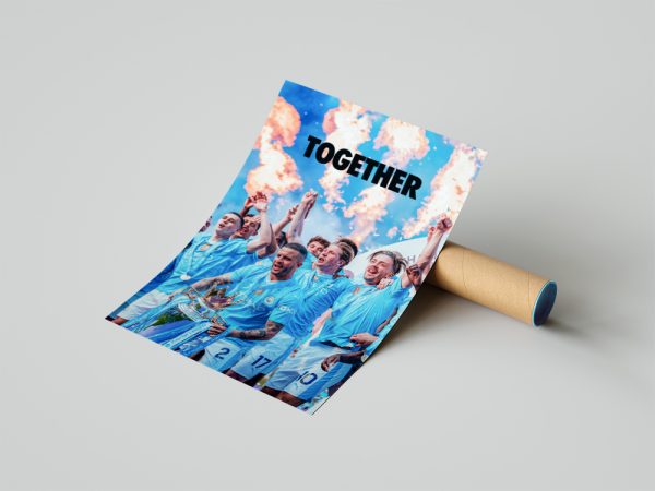 Man City "Together" Poster - Image 3