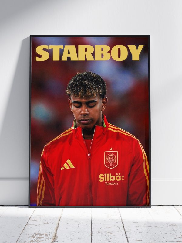 Lamine Yamal "Starboy" Poster