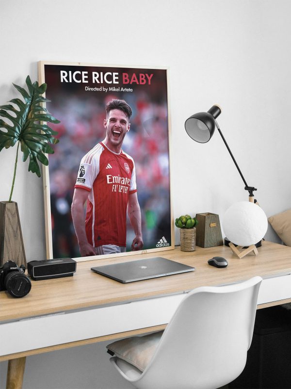 Declan Rice "Rice Rice Baby" Poster - Image 2