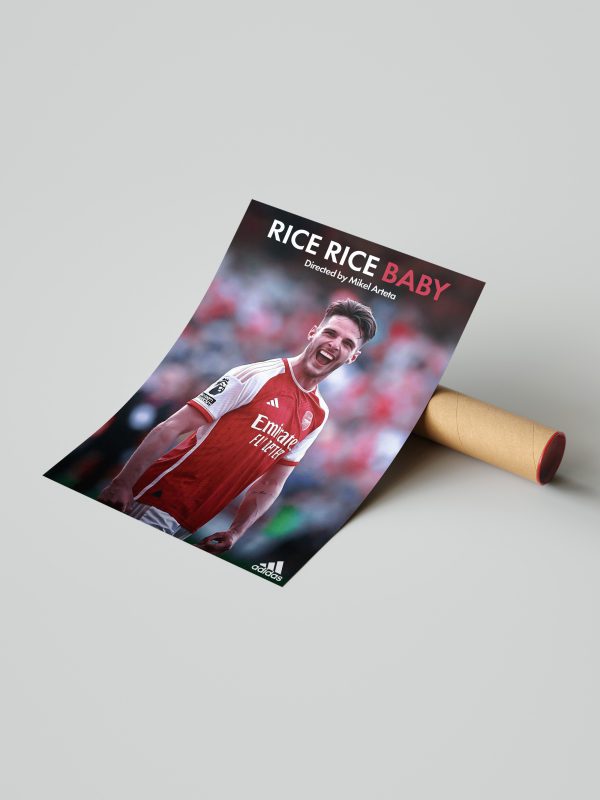 Declan Rice "Rice Rice Baby" Poster - Image 3