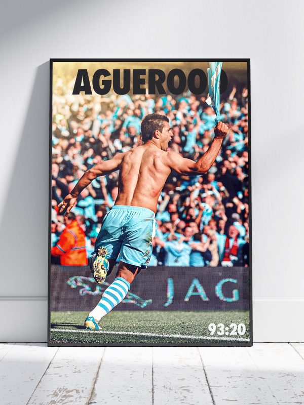 Sergio Aguero "Aguerooo" Poster