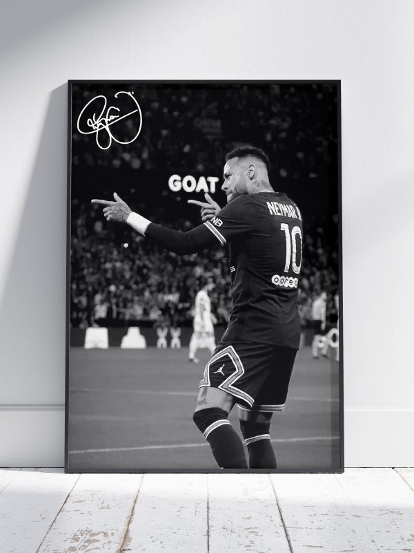 Neymar Jr Signature Poster