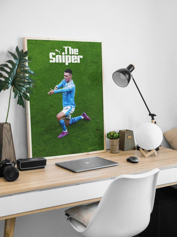 Phil Foden "The Sniper" Poster - Image 2