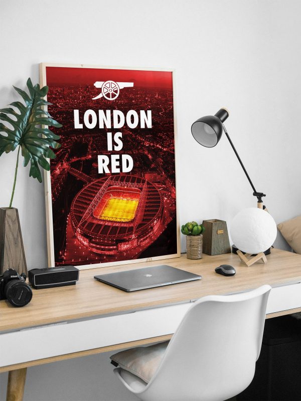 Arsenal "London Is Red" Poster - Image 2