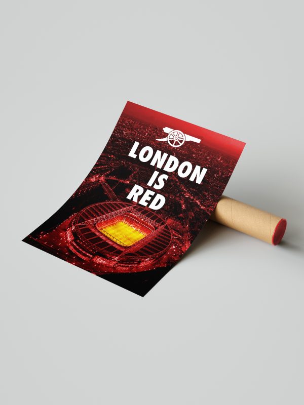 Arsenal "London Is Red" Poster - Image 3