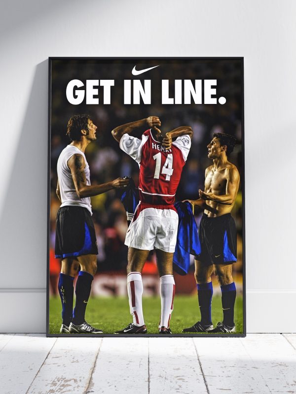 Thierry Henry "Get In Line" Poster