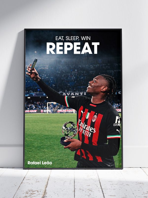 Rafael Leao "Repeat" Poster